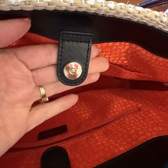 Kate Spade Montigo Avenue Anabette Floral Raffia Tote EUC – 21"x13"x7" - Picture 9 of 10